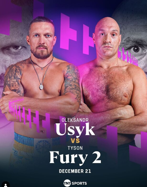 Revanche entre Oleksandr Usyk e Tyson Fury é agendada para 21 de dezembro